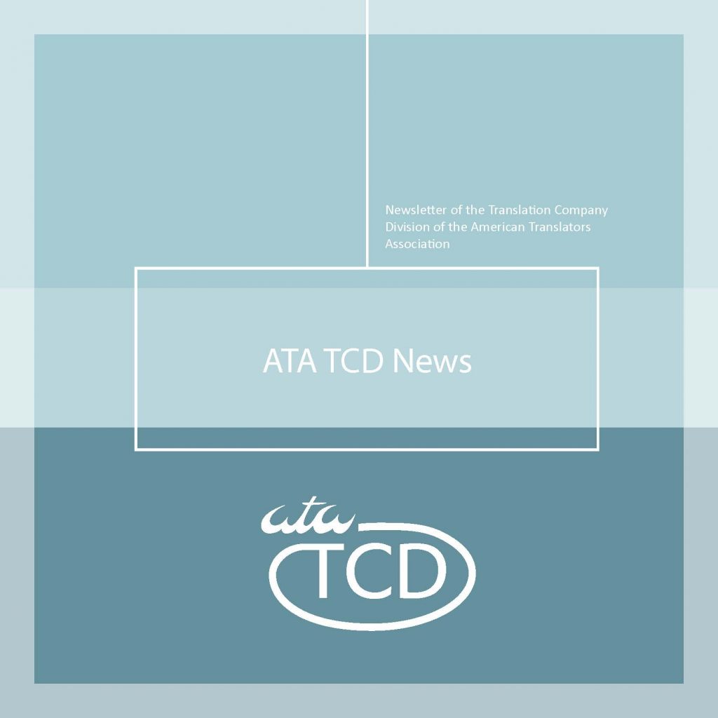 Cover of the ATA-TCD News Newsletter