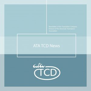 Cover of the ATA-TCD News Newsletter - Issues 1-7